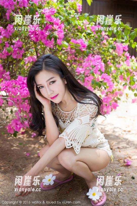 MiStar魅妍社 - 小尤奈来了，吊带写真和她的小心思也是全套的。