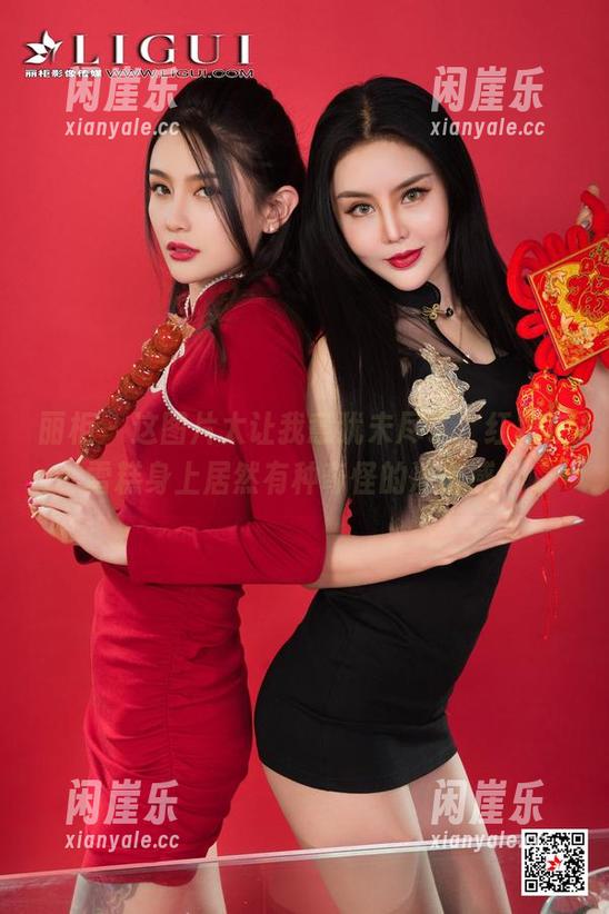 丽柜 - 这图片太让我意犹未尽了，红裙在雪糕身上居然有种奇怪的冲击感！