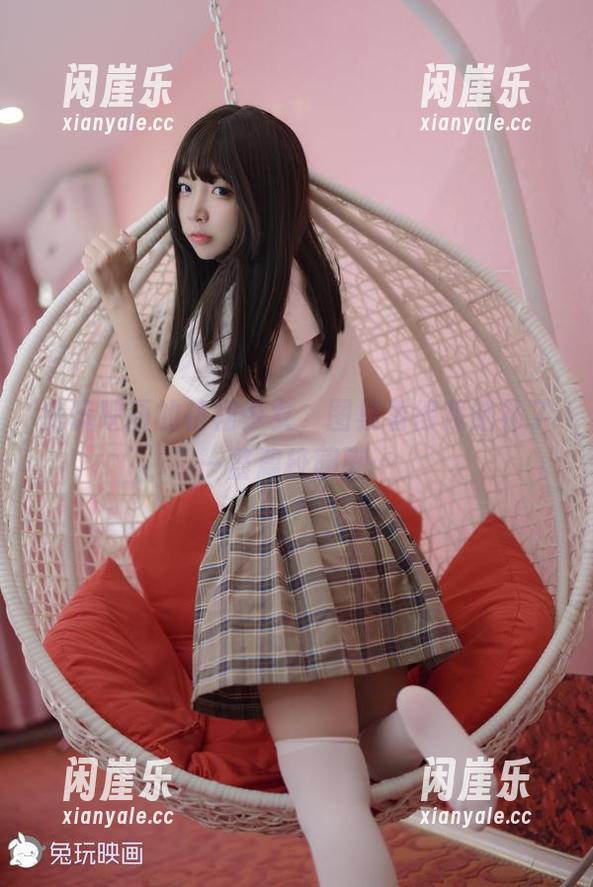 兔玩映画的格裙少女，图集看得我脑补了一整篇校园剧…