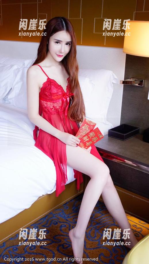 推女神 - 小九Vin的圣诞写真集，谁给她的这份甜蜜？分享一下！